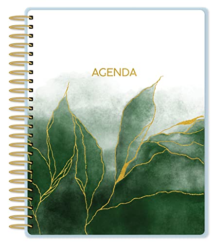 0767636847163 - PAPER HOUSE PRODUCTIONS PLANNER- GREEN LEAVES - 12 MONTH UNDATED - LIFE ORGANIZED