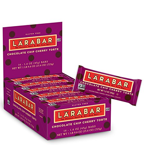0767644030366 - LARABAR GLUTEN FREE CHOCOLATE CHIP CHERRY TORTE FRUIT & NUT BARS 16 CT BOX