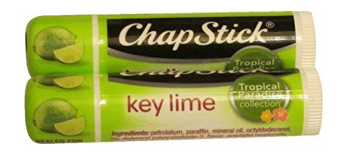 0767644318099 - CHAPSTICK BRAND LIP BALM KEY LIME TROPICAL PARADISE (PACK OF 2) BY CHAPSTICK