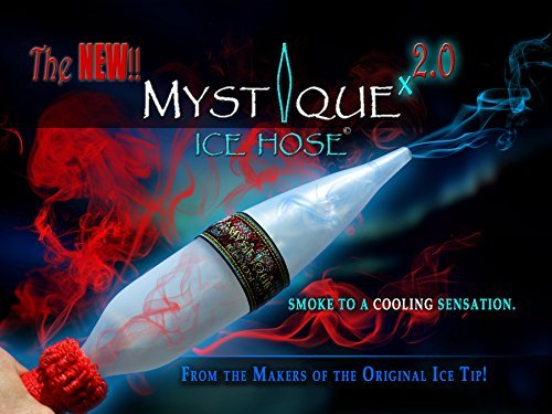 0767644495202 - MYSTIQUE HOOKAH ICE HOSE TIP FREEZABLE HOOKAH TIP FOR COOLER SMOKE 13 LONG FOR HOOKAH HUKA HOOKA SHISHA SHEESHA BY TEXAS HOOKAH