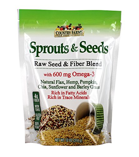 0767644565196 - COUNTRY FARMS ORGANIC SPROUTS AND SEEDS, 12 OUNCE