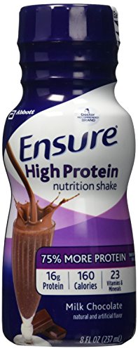 0767674622104 - ENSURE HIGH PROTEIN NUTRITION SHAKE MILK CHOCOLATE - 6 CT