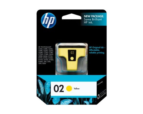 0767872221253 - HP PHOTOSMART 3310 OEM YELLOW INK CARTRIDGE, MANUFACTURED BY HP - 500 PAGES