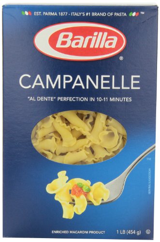 0076808002867 - BARILLA CAMPANELLE PASTA, 16 OUNCE BOXES (PACK OF 12)