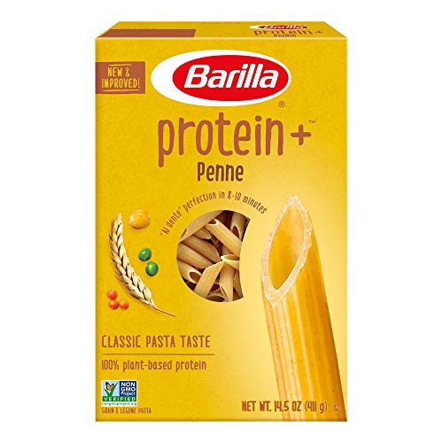 0076808002911 - BARILLA PROTEIN PLUS PENNE PASTA, 14.5 OUNCE (PACK OF 12)