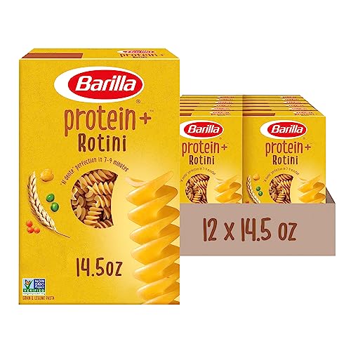 0076808002935 - BARILLA PROTEIN PLUS ROTINI PASTA, 14.5 OUNCE (PACK OF 12)