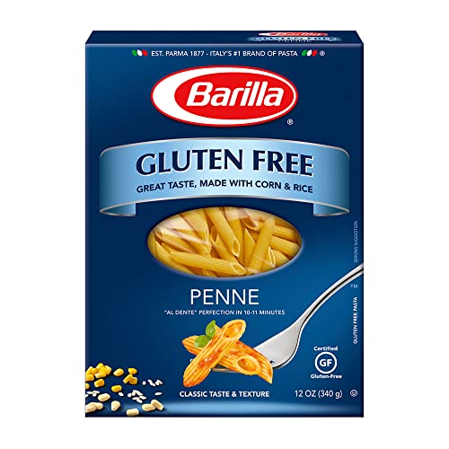 0076808003895 - BARILLA GLUTEN FREE PASTA, PENNE, 12 OUNCE (PACK OF 12)
