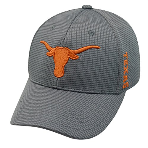 0768353037448 - TEXAS LONGHORNS NCAA TOW BOOSTER PLUS MEMORY FIT FLEX HAT - CHARCOAL