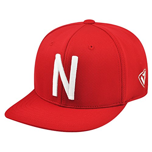 0768353164656 - NEBRASKA CORNHUSKERS NCAA TOP OF THE WORLD SLAM ONE-FIT CAP-RED SIZE: M/L
