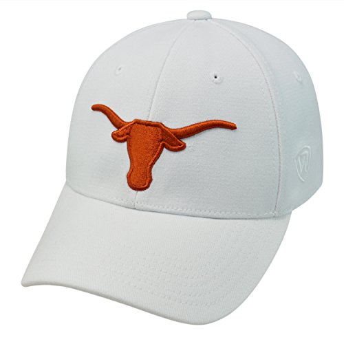 0768353267692 - TEXAS LONGHORNS OFFICIAL NCAA ONE FIT WOOL HAT CAP BY TOP OF THE WORLD 267692