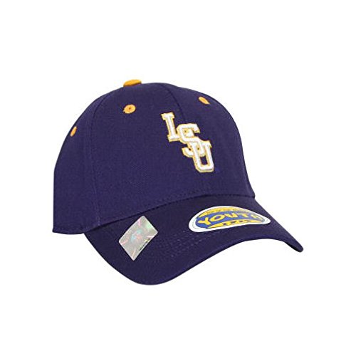 0768353708522 - TOPOFTHEWORLD LSU-YTH-1FIT LOUISIANA STATE TIGERS YOUTH ONE-FIT HAT