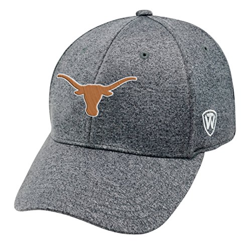 0768353908540 - TOP OF THE WORLD NCAA STEAM 3 COLLECTION ADULT ONE-FIT HAT CAP-SIZE M/LG-TEXAS LONGHORNS