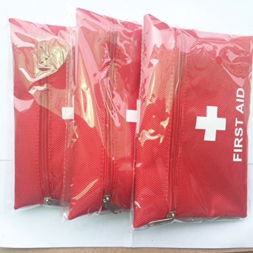 0768430013068 - 3 FIRST AID KIT MEDICAL EMERGENCY TRAVEL KITS CAMPING SURVIVAL BAG TREATMENT PACK SET HOME WILDERNESS SURVIVAL BRAND
