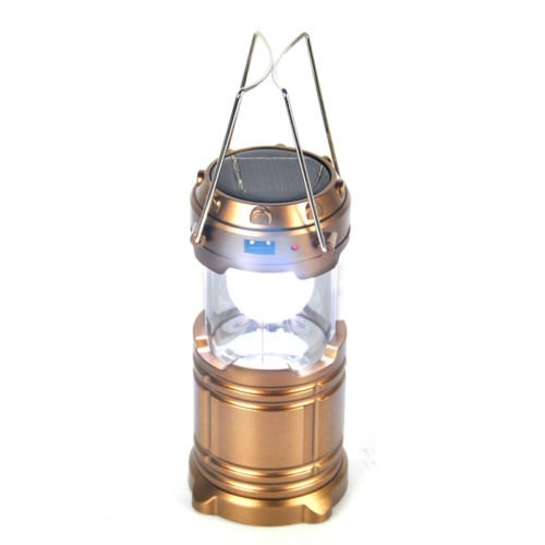 0768430553076 - ZXLIGHT®SOLAR PORTABLE LED OUTDOOR LANTERN RECHARGEABLE EMERGENCY LIGHT CAMPING USE