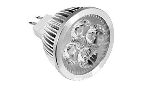 0768430553816 - ZXLIGHT®EPISTAR 3W 6W 9W MR16 GU10 E27 LED DOWNLIGHT CREE LAMP WARM PURE WHITE BULB (MR16-4W-4LED, COOL WHITE)