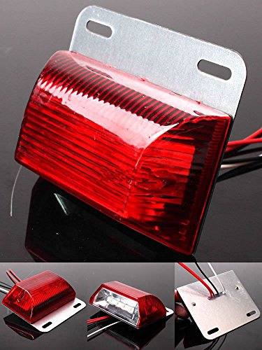 0768430554660 - ZXLIGHT® 2X 24V YELLOW RED GREEN BLUE TRAILER TRUCK PICKUP 12LED SIDE INDICATOR LIGHTS (10, RED)