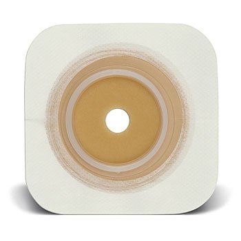 0768455106202 - NATURA DURAHESIVE FLEXIBLE SKIN BARRIER W/FLANGE (OVERALL DIMENSION 4 X 4) WHT W/TAPE COLLAR 1 1/2 (38MM.)