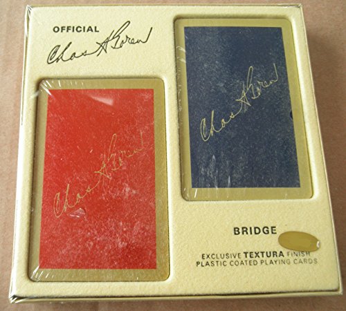 0768522734468 - OFFICIAL CHASE KAREN BRIDGE PLAYING CARDS WITH EXCLUSIVE TEXTURAL FINISH PLASTIC COATED