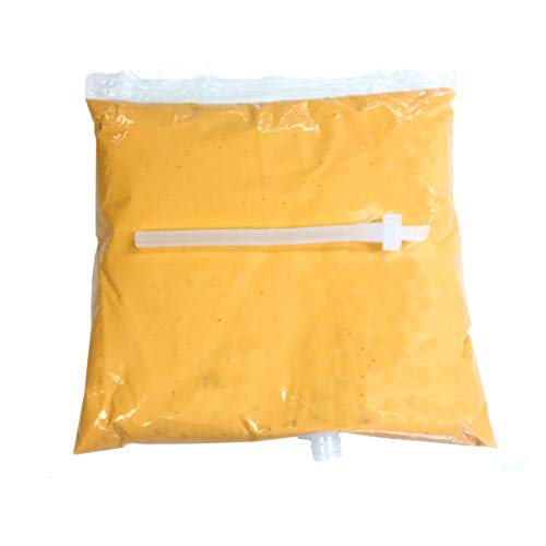 0768528021104 - PARAGON MUY FRESCO PACKAGE OF ONE BAG JALAPENO CHEESE SAUCE BAGS, DISPOSABLE POUCH, YELLOW