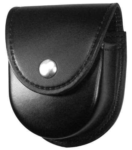 0768574072167 - GOULD & GOODRICH H596CL DOUBLE HANDCUFF CASE PLACE ON BELT UP TO 2-1/4-INCH (HI-GLOSS)