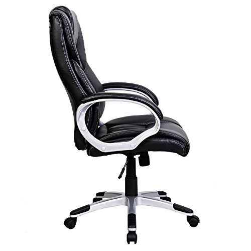 0768684783526 - PU LEATHER HIGH BACK OFFICE CHAIR EXECUTIVE TASK ERGONOMIC FOR COMPUTER DESK (BRAND NEW)