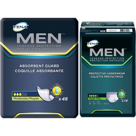 0768702527002 - TENA MEN INCONTINENCE PROTECTIVE GUARD, LEVEL 2, 48 COUNT