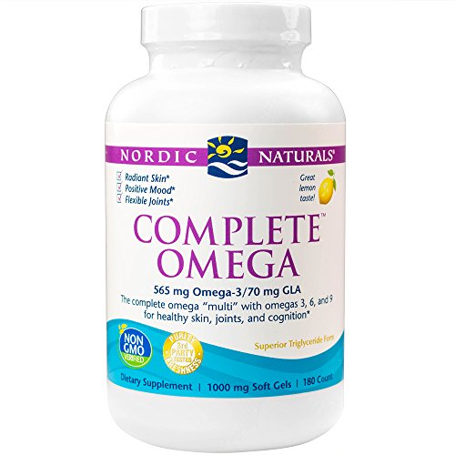 0768990037702 - NATURALS - COMPLETE OMEGA, SUPPORTS HEALTHY SKIN, JOINTS, AND COGNITION, 180 COUNT