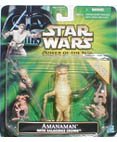 0076930846742 - STAR WARS POWER OF THE JED AMANAMAN WITH SALACIOUS CRUMB ACTION FIGURE SET