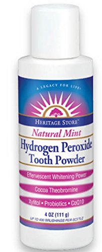 0076970734900 - HYDROGEN PEROXIDE TOOTHPASTE NATURAL MINT HERITAGE STORE 4 OZ PASTE