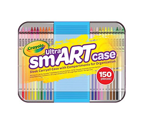 0077099394860 - CRAYOLA ULTRA SMART CASE, ART TOOL KIT, COOL CASE WITH MULTIPLE COMPARTMENTS, GREAT GIFT