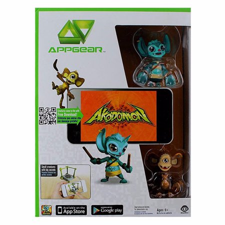 0771171101710 - WOWWEE W0171 APPGEAR AKODOMON SHARA AND CONGO EDITION MOBILE APPLICATION GAME FOR APPLE OR ANDROID DEVICES - RETAIL PACKAGING - GREY