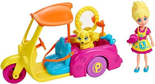 0771481532242 - POLLY POCKET - LITTLE VEHICLE WITH DOG CARRINHO PET SHOP (CFM52) BY POLLY POCKET