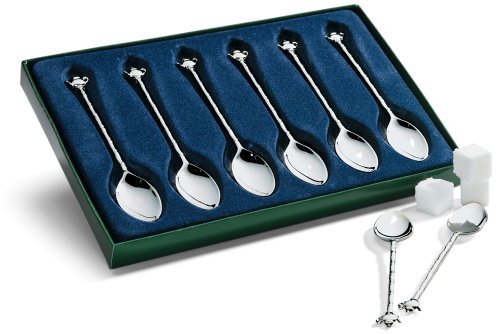 0771541807631 - SILVER-PLATED TEA SPOONS - SET OF 6