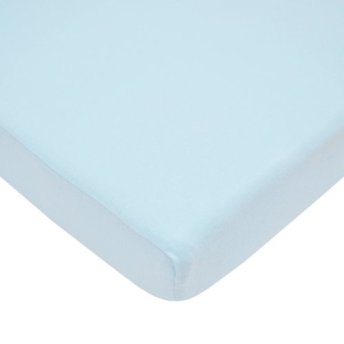 7721007884785 - AMERICAN BABY COMPANY 100% COTTON VALUE JERSEY KNIT FITTED PACK N PLAY PLAYARD SHEET, BLUE
