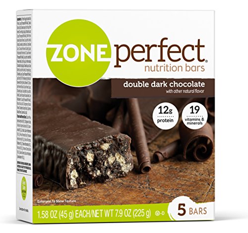 0772195123856 - ZONEPERFECT NUTRITION SNACK BARS, DOUBLE DARK CHOCOLATE, 1.58 OZ, (30 COUNT)