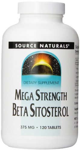 0772195549816 - SOURCE NATURALS MEGA STRENGTH BETA SITOSTEROL, 375 MG, MAINTAINS HEALTHY CHOLESTEROL LEVELS, 120 TABLETS