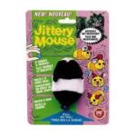 0077234021002 - PLUSH JITTERY MOUSE CAT TOY 1 TOY