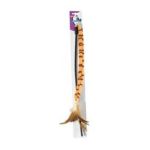 0077234027530 - TIGER STRIPE WITH FEATHERS WANT CAT TOY