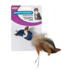 0077234027585 - FEATHER MANIA WITH CATNIP MOUSE CAT TOY