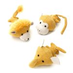 0077234027691 - SNAZZY PLUSH PROWLERS CAT TOYS