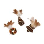 0077234028278 - 688892 FEATHER KNITS TOY ASSORTED