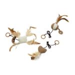 0077234028414 - TWO-TONE JUTE TEASER CAT TOY IN TAN