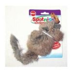 0077234029220 - SPOT NIPS LONG HAIRED RATTLE MOUSE CAT TOY 4.5 IN