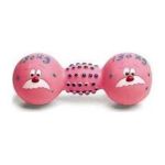0077234030608 - VINYL BUMPY DUMBELL ASSORTED DOG TOY 6 IN