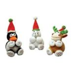 0077234054888 - HOLIDAY CHUBZ DOG TOY 6 IN