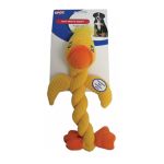 0077234057537 - TUFF TWISTS DOG TOY TYPE DUCK 9 IN