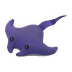 0077234058657 - WATER BUDDY STINGRAY DOG TOY IN PURPLE SIZE 7 7 IN
