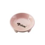 0077234068151 - FOOTED PET DISH SIZE PINK CAT 5 IN