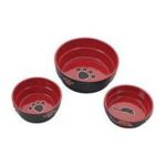 0077234068922 - FRESCO CAT DISH COLOR RED 5 IN