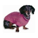 0077234800478 - FASHION PET CLASSICS PINK CABLE DOG SWEATER EXTRA-SMALL 8